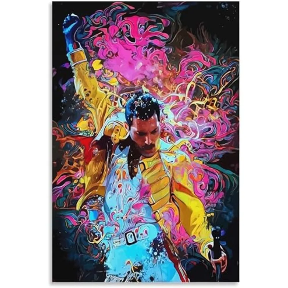 Плакат с табличкой Фредди Меркьюри легендарная рок-певица жестяная вывеска