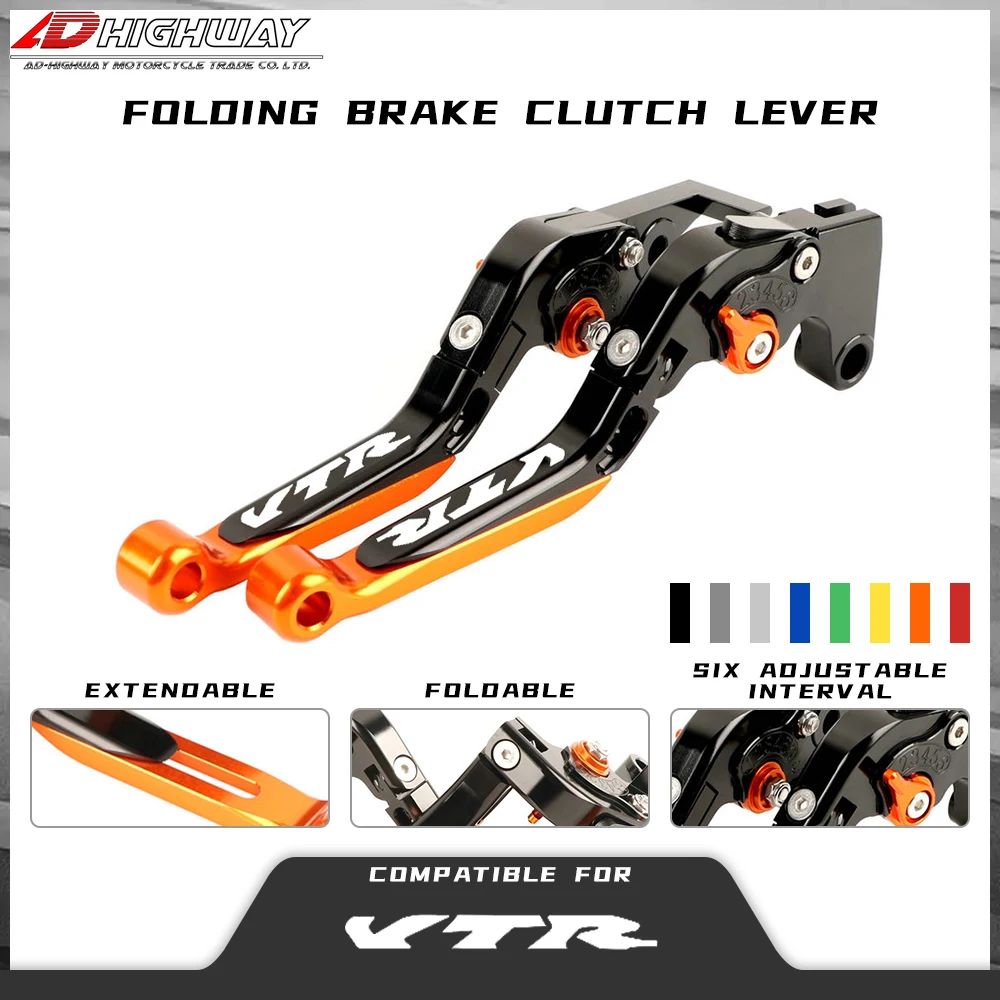 

For Honda VTR1000F FIRESTORM VTR 1000 F VTR1000 F VTR 1000F 1998-2001 2002 2003 2004 2005 Adjuster Motorcycle Brake Clutch Lever