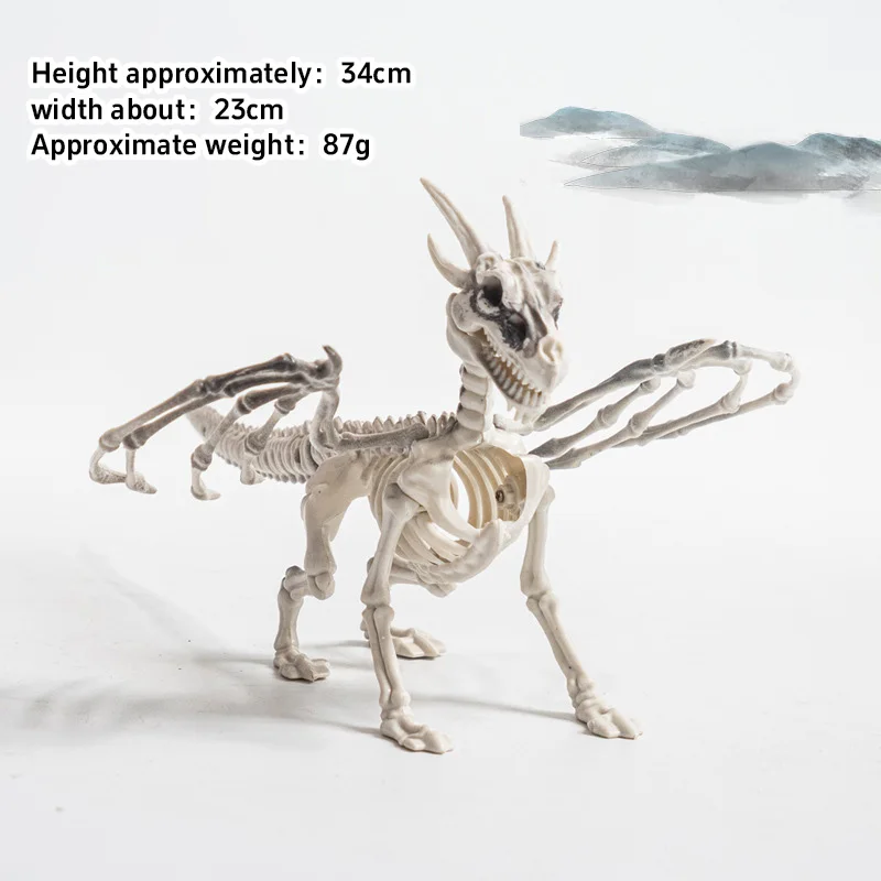 Хэллоуин Новая собака Скелет Украшение Жуткий Скелет Животное Щенок Кости Скелет Украшение для Хэллоуина Крытый Открытый 2025