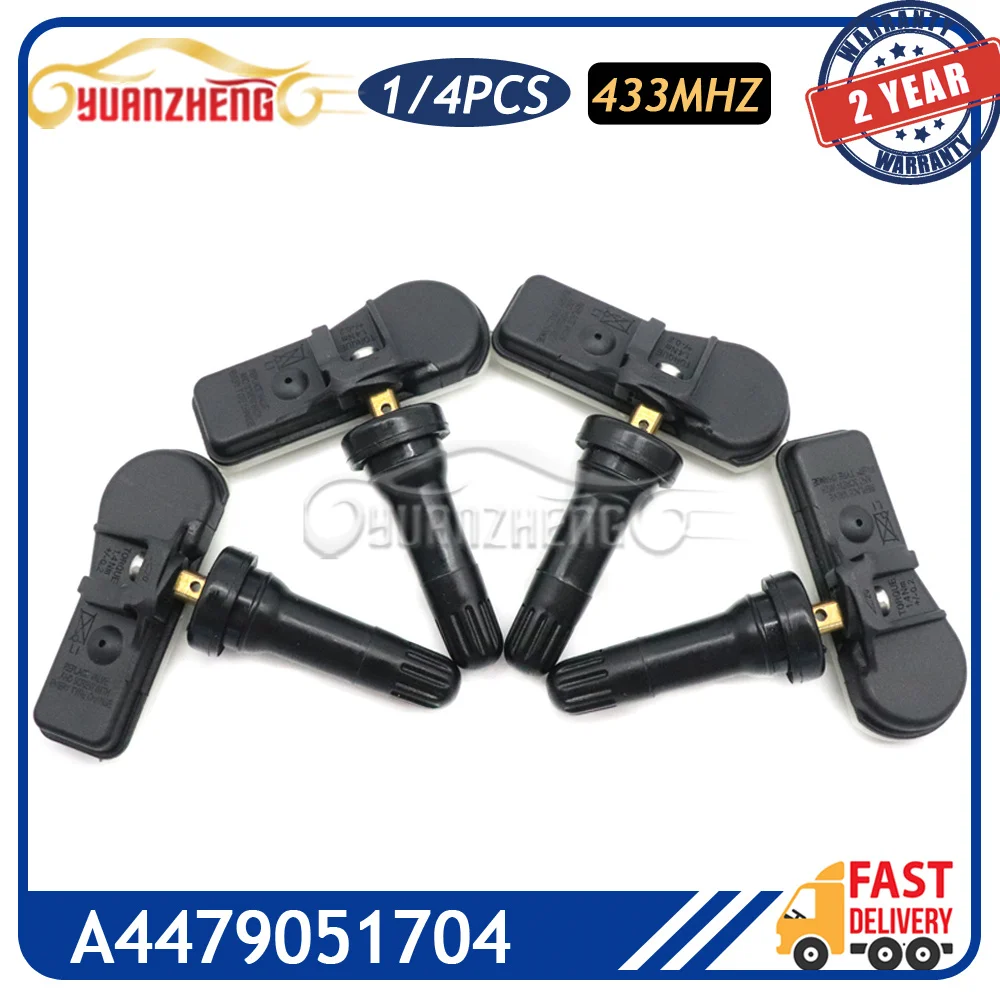 Автомобильный датчик давления в шинах TPMS A4479051704 для Mercedes-Benz Vario [T2N] V-Class [VS20] Vito [VS20] 433 МГц A4479050500