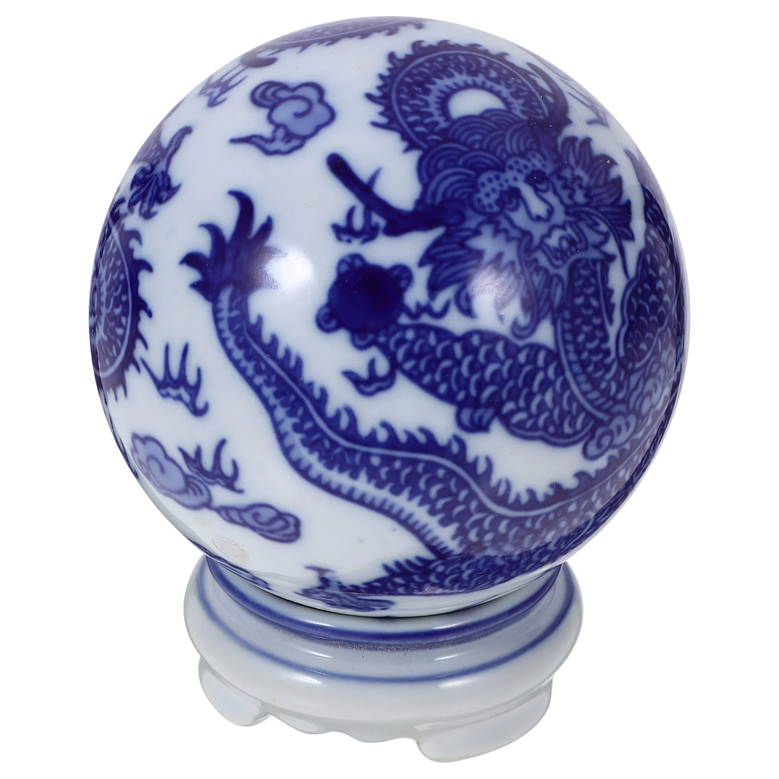 

Fish Tank Decorations Delicate Ceramic Ball Ornaments Decorative Sphere Home Balls Porcelain Housewarming Gift Office