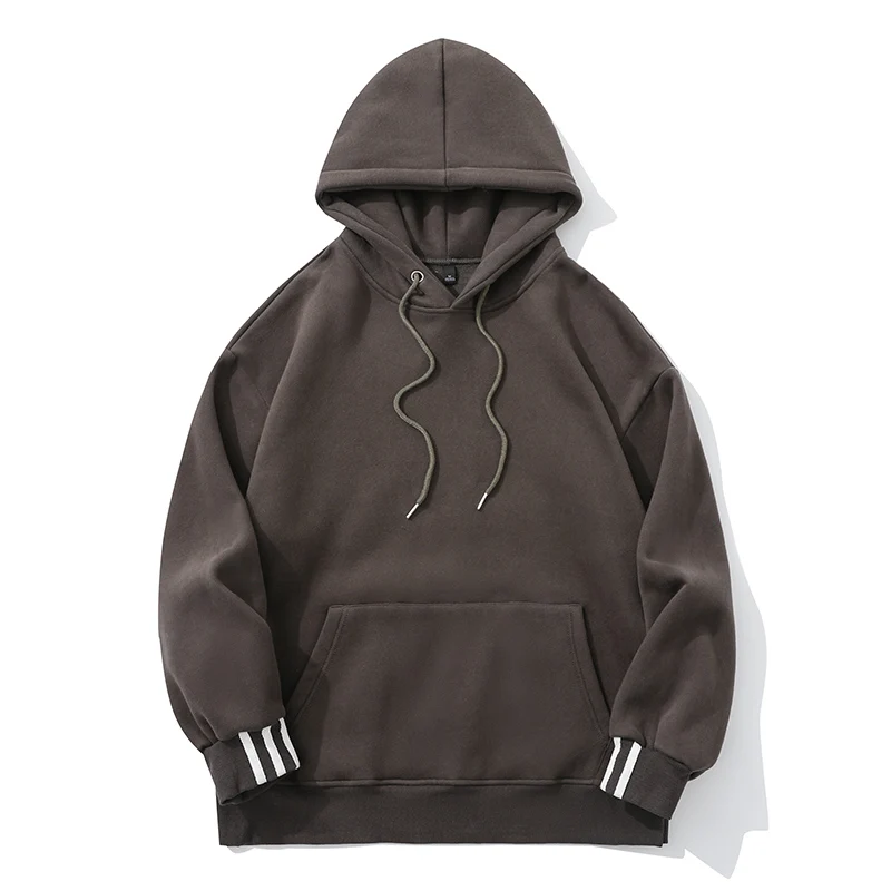 Campus Style Pullover O-neck Long Sleeve Streetwear Hooded Loose Women Various Style Kangaroo Pocket Sweatsuit Tracksuit