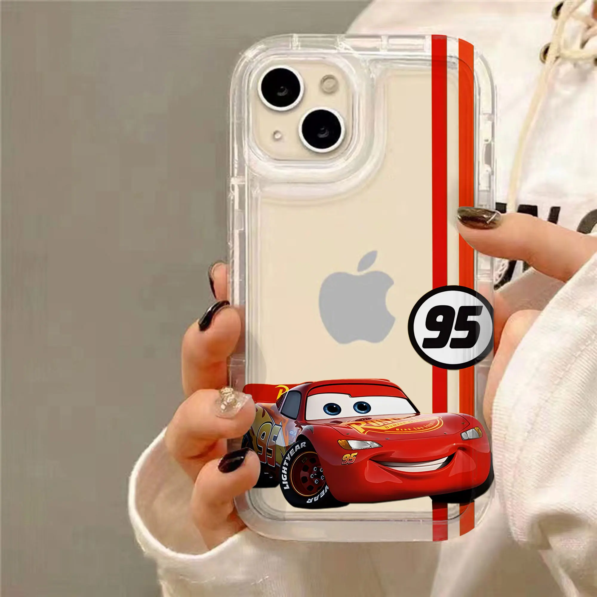 Стильные автомобильные диспенсеры McQueen прозрачные детали для OPPO Realme C11 C20 C21Y C31 C33