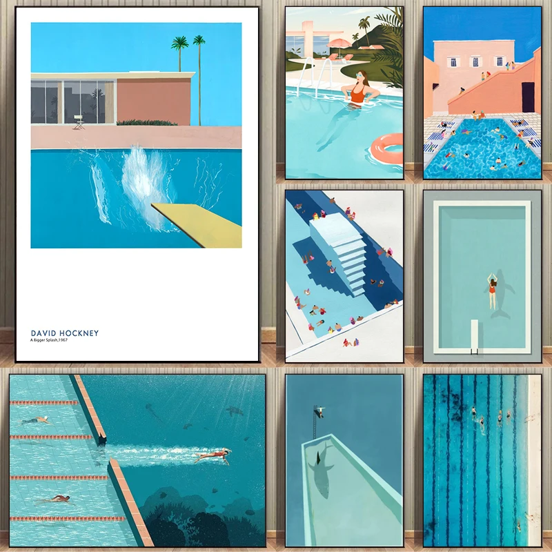 Абстрактный вдохновляющий плакат расширяющий зону комфорта плавательный