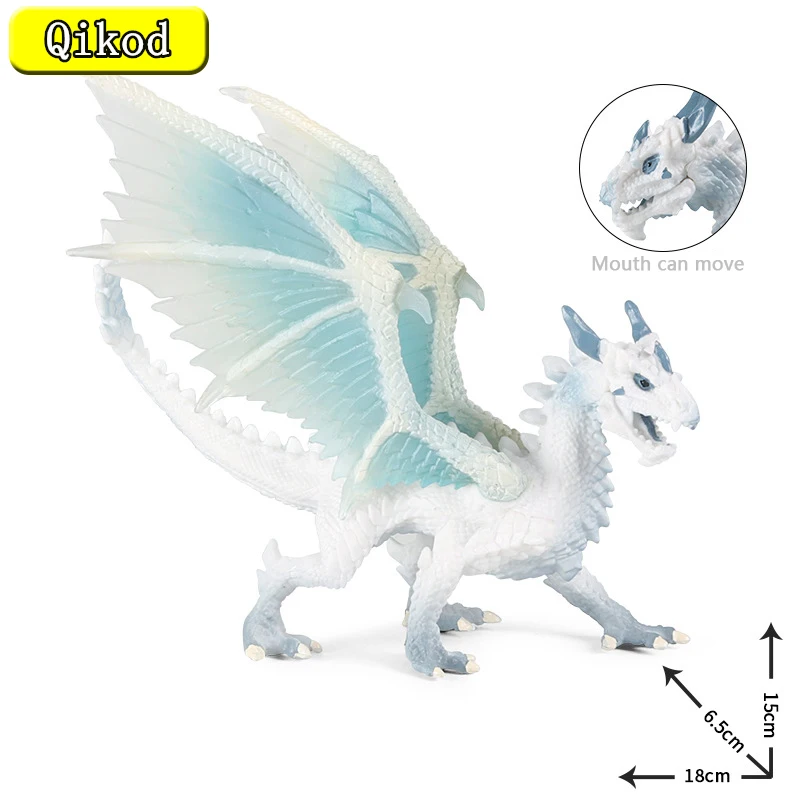 Новый Набор игрушечных фигурок ледяных драконов обучающая модель динозавра