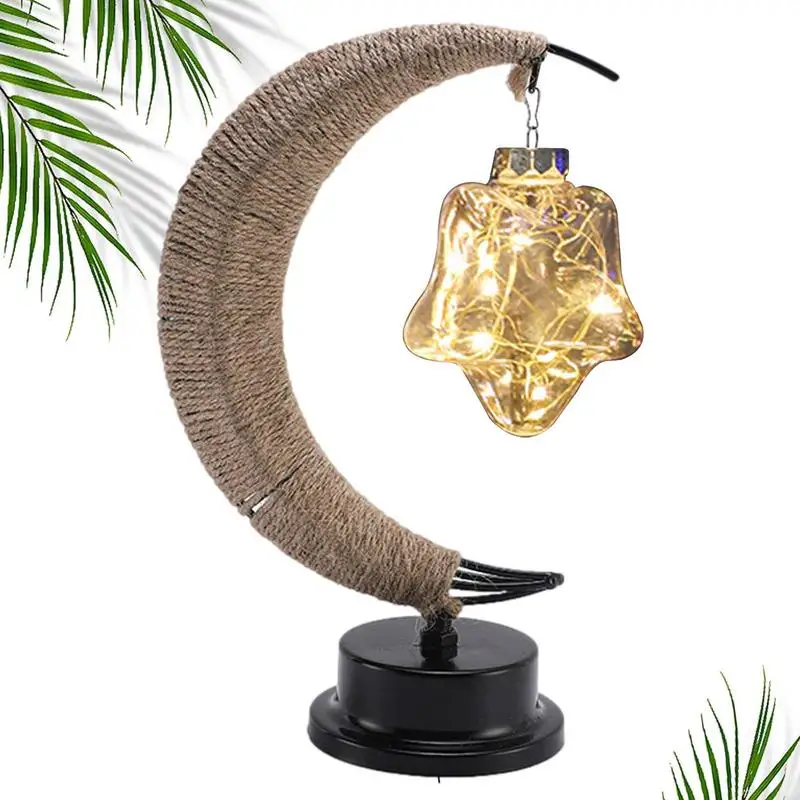 

Eid Decorations Night Light Table Lamp Lighted Decoration Lighted Decoration Table Lamp Night Light With Glass Ball Pendant