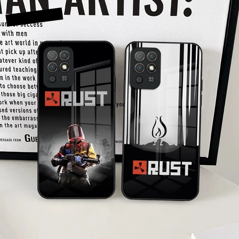 

RUST Game Phone Case Glass For Huawei P30 P50 P40 P20 ProPlus Lite Mate 40Pro 30 20 Nove 9 8 7 Pro Cover