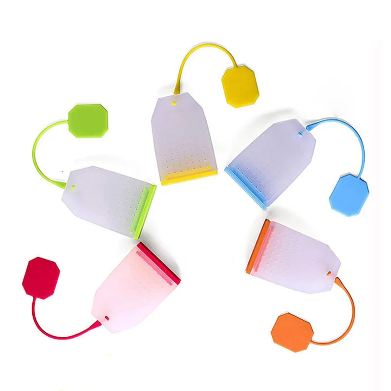 Силиконовый ситечко для заваривания чая многоразовые чайные пакеты с листьями