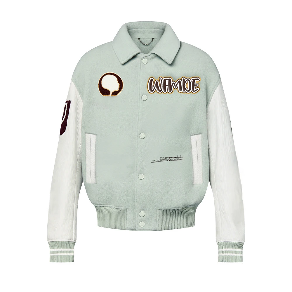 

Кожаная бейсбольная куртка # wfmde023