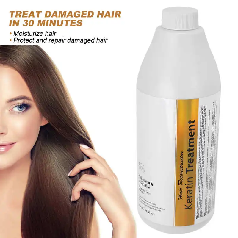 

5% 8% 12% 1000ml Brazilian Keratin Hair Mask For Curly Frizzy Hair Straightening Smoothing Treatment Hair Salon Products