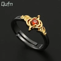 anime game genshin impact accessories metal adjustable rings women jewelry fashion finger ring men accessories gift for fans