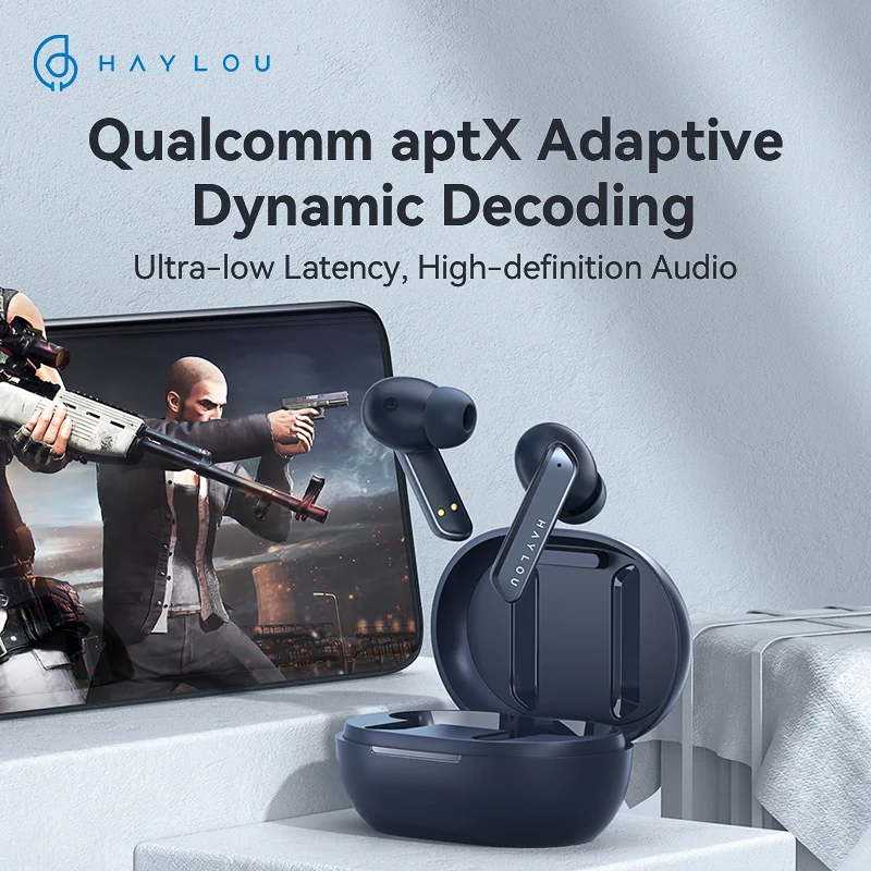 

Беспроводные наушники RYWER Haylou W1 QCC 3040 Bluetooth 5,2, Apt-X/AAC