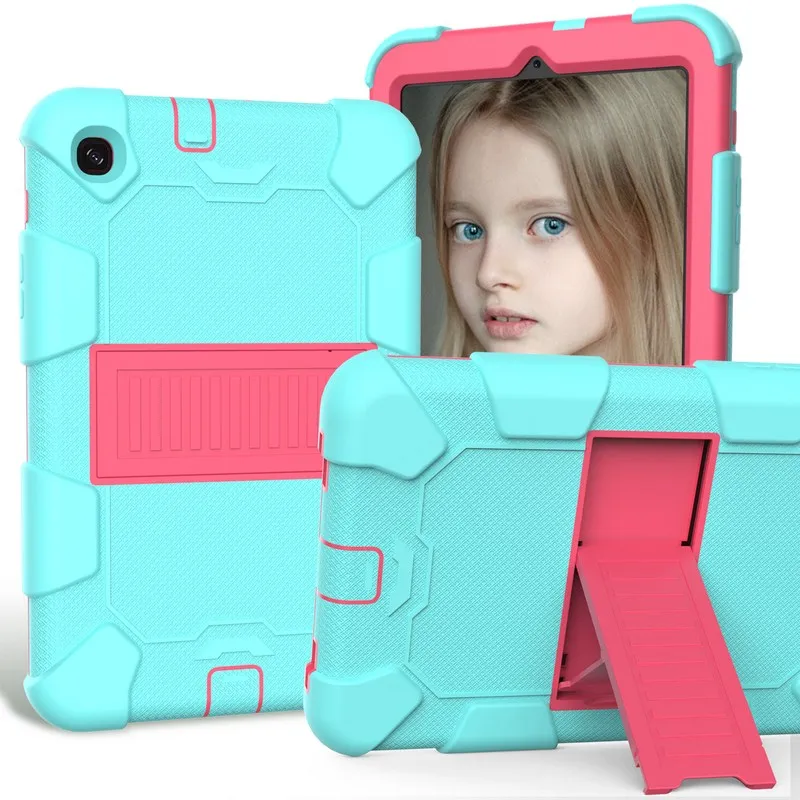 

Armor Tablet Case For Samsung Galaxy Tab A 8.4 2020 SM-T307 Kids Safe Shockproof Heavy Duty Silicone Full Body Hard Back Cover