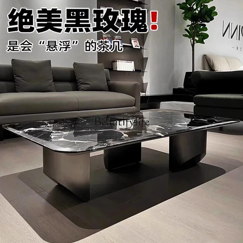 Легкий роскошный натуральный мрамор черная роза высококачественный