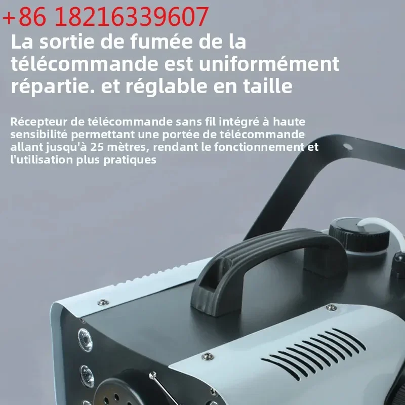 Фото Портативная дымовая машина TAO 1200W с быстрым нагревом и пультом дистанционного управления для баров, клубов, DJ-вечеринок, прямых трансляций и студий №5