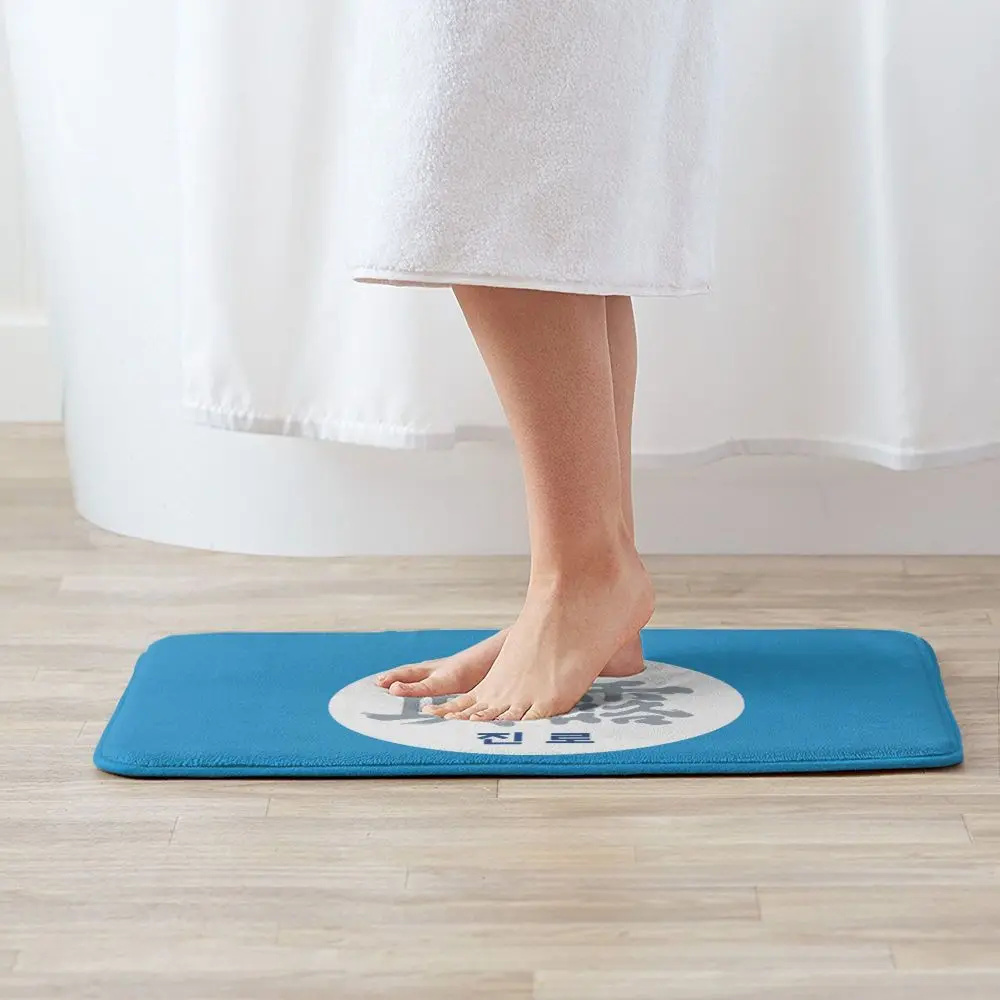 Фото НОВЫЙ коврик Jinro, напольный коврик, домашний супермягкий впитывающий коврик для ванной комнаты, дверной входной коврик №4