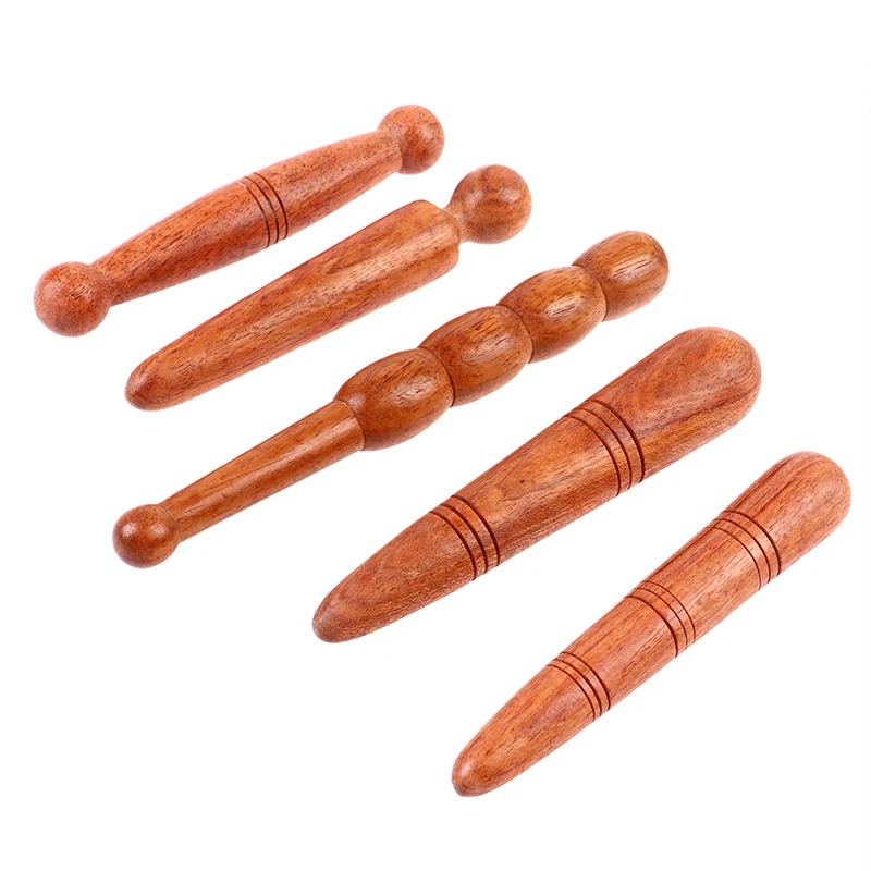 

1PC Foot Hand Neck Body Massage Wooden Stick Acupuncture Foot Reflexology Massager Relieve Muscle Soreness Relaxing Tool