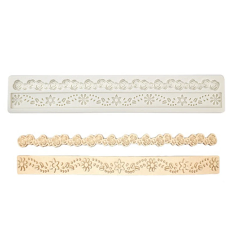 

Embossing Cake Border Mould Lace Shape Sugar Craft Fondant Baking Mold Cake Decor Tool Cupcake Decorating Baking Gift