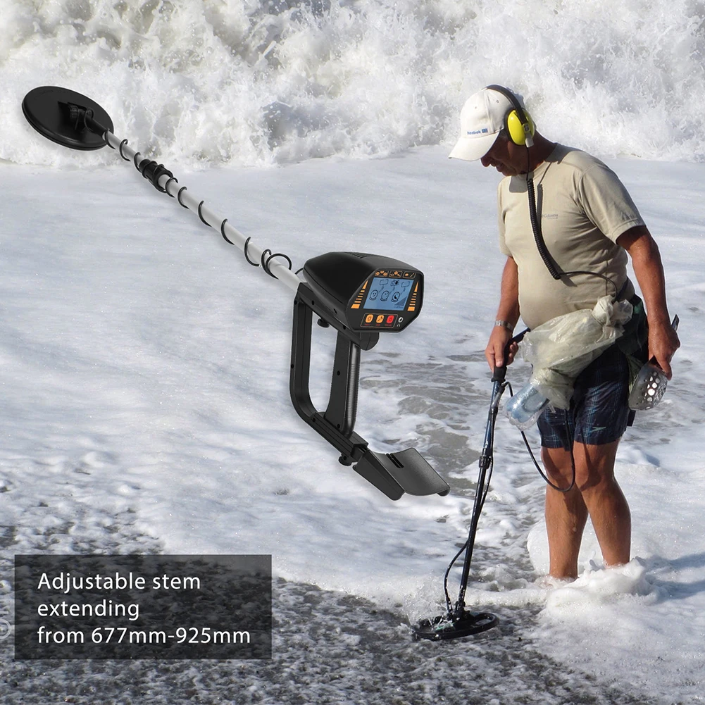 

Gold Detector Handheld Jewelry Treasure Hunter LCD Display Treasure Hunter Detecting Professional Waterproof for Treasure Search