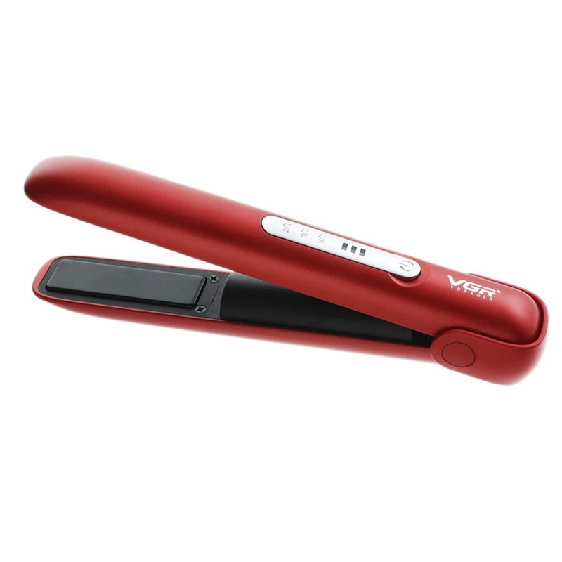 

Беспроводной Перезаряжаемый выпрямитель для волос VGR V-585, утюжок для быстрого нагрева волос, утюги для выпрямления и бигуди