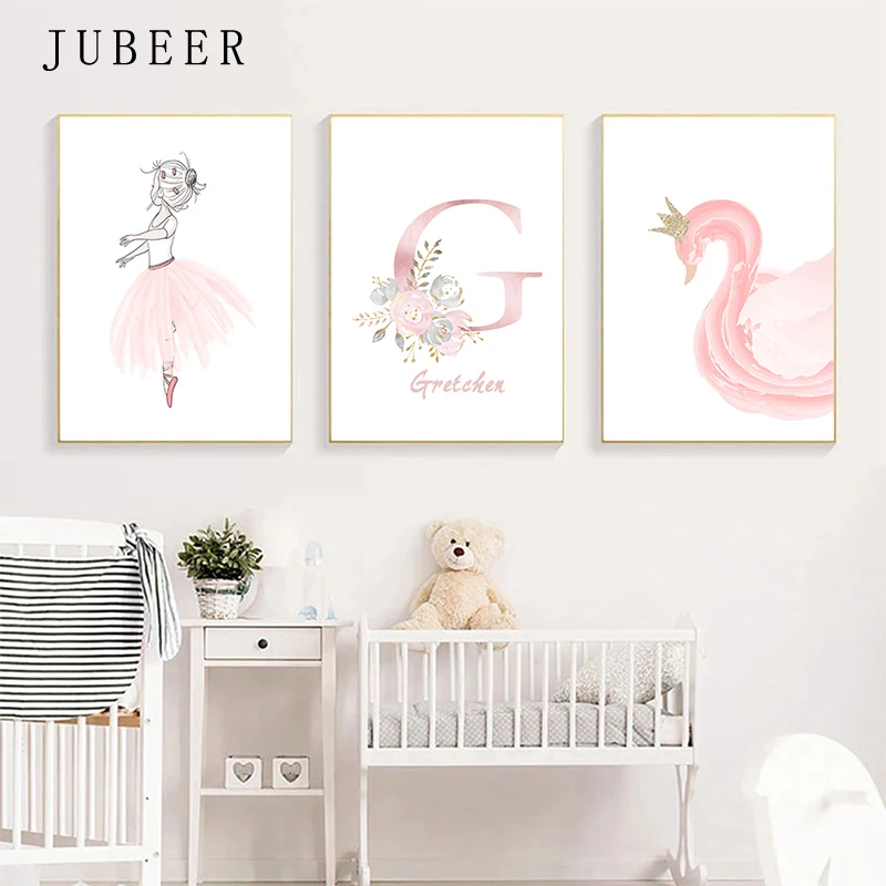 

Decoration Bedroom Girl Room Wall Poster Decoration Chambre Fille Baby Room Canvas Painting Personalised Gifts for Kids Picture
