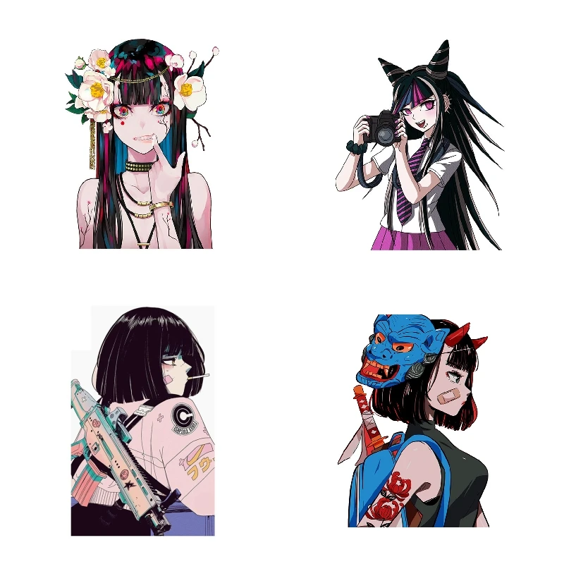 

CG of Car Sticker for Anime Badgirl Cartoon Car Stickers Air Conditioner Laptop Decal Bumper Windshield Car Styling Car Warp