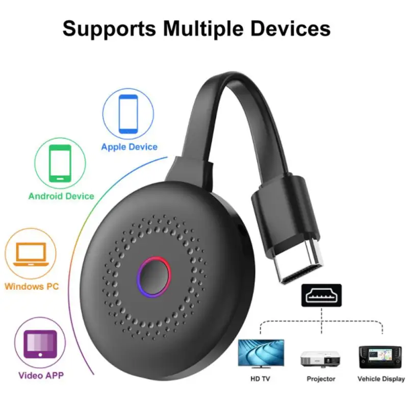 Miracast Android Dongle Mirascreen Wifi HDMI-совместимый Airplay TV Stick беспроводной дисплей приемник 1080P