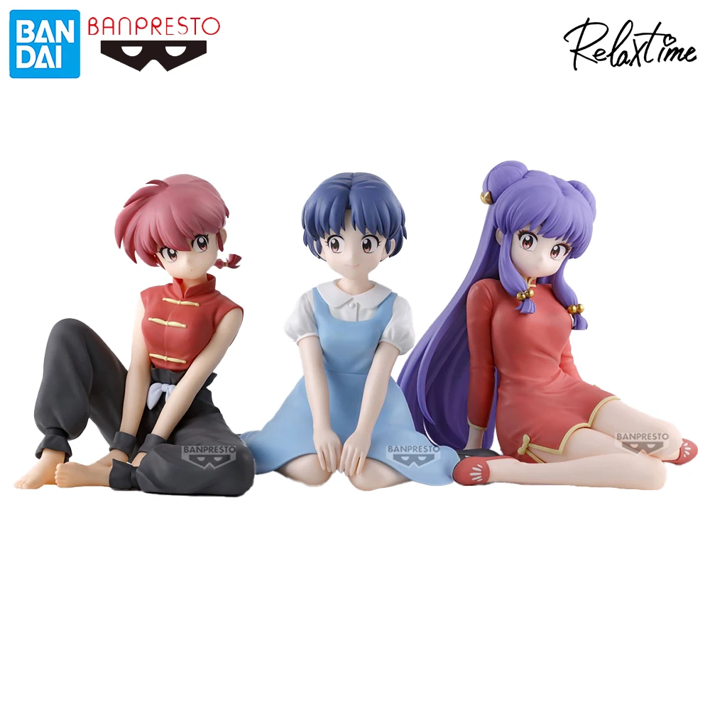 Оригинальный новый шампунь Banpresto Relax Time Tendou Akane &amp Saotome Ranma (Ranma 1/2) 12 см