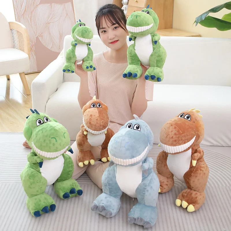

25/35/45cm Cartoon Stuffed Dinosaur Plush Toy Cute Fat Round Stupid Dragon Plushies Doll Anime Soft Kids Babys Toys Home Decor