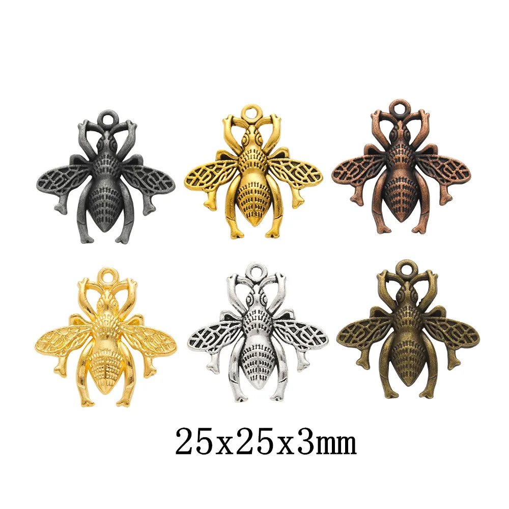 30 шт., подвески в виде пчелы для рукоделия