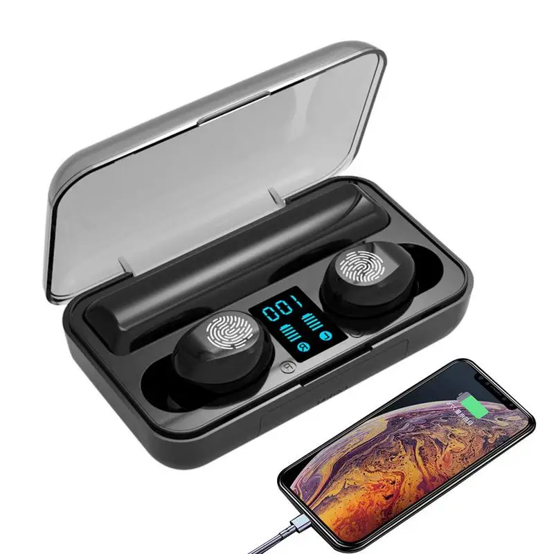 

High Sound Quality 5.0 Wireless Headphones Stereo Wireless Earbuds With Portable Case