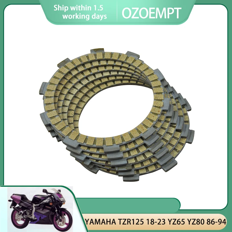 

Фибрирующая пластина сцепления OZOEMPT, подходит для YAMAHA TZR125 18-23 YZ65 YZ80 86-94