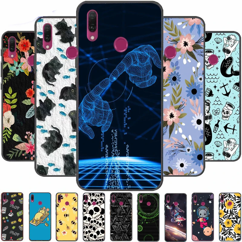 

Tpu Case For Huawei Y9 Prime 2019 STK-LX1 Soft Silicone Phone Cover Y 9 2018 FLA-AL20 Y92018 Back Cases Bumper