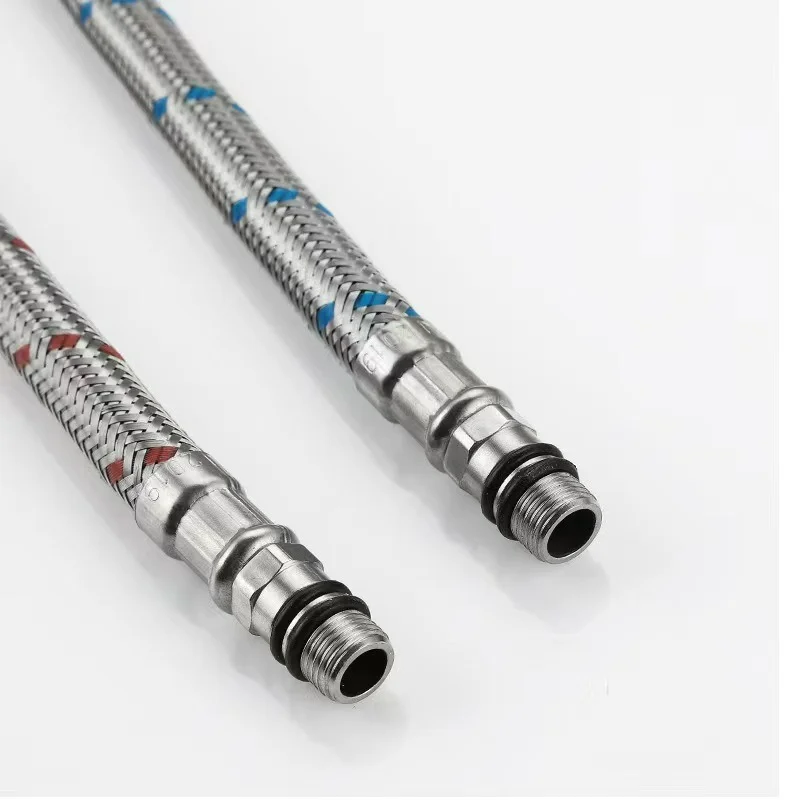 Труба водопроводная Гибкая из нержавеющей стали 2 шт. 60 см G1/2 G3/8 G9/16