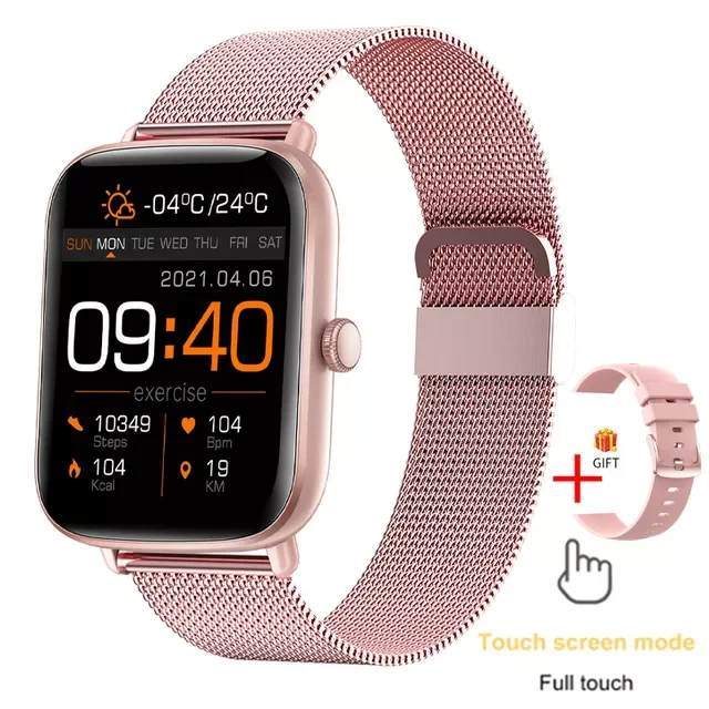 

2022 New 1.69 Inch Smart Watch Women Heart Rate Monitor IP67 Waterproof Men Smartwatch Fitness Tracker For Huawei iPhone 11