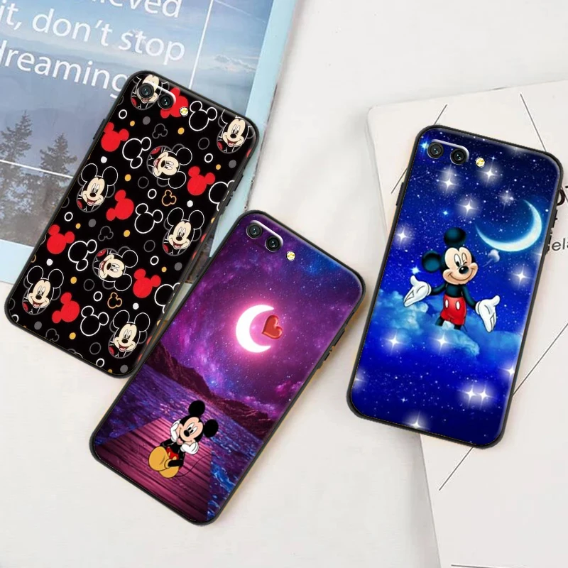 

Disney Cute Mickey For Huawei Honor Honor 10 V10 10i 10X Lite Soft Silicon Back Phone Cover Protective Black Tpu Case Back