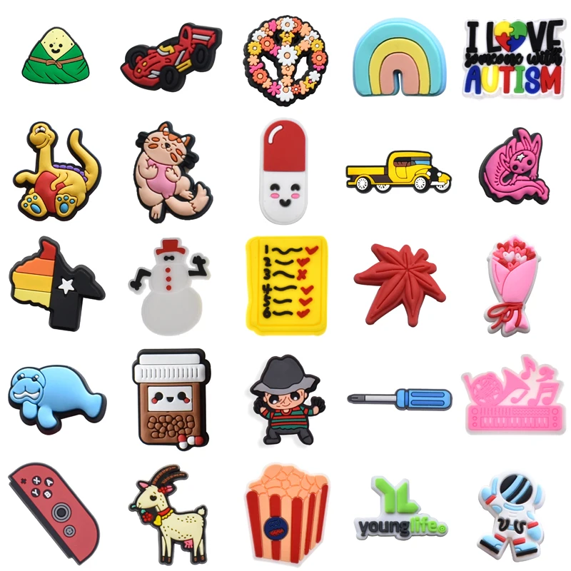 

Shoe Charms Kids Wholesale Bulk Boy Girl Para Pins Shoes Accessories Men Gifts Women Charm Set Jeans Packs Decorations for Croc