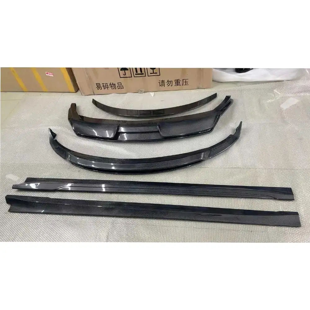 Комплект кузова из углеродного волокна в стиле ART для Tesla Model 3 передняя губа и