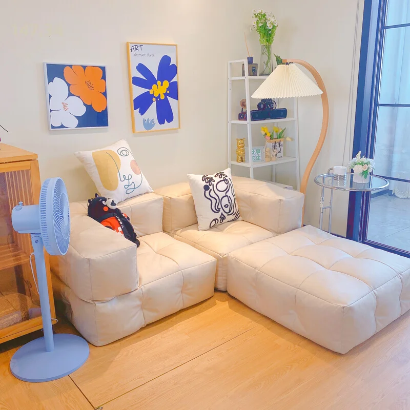 

Lazy Module Sofa Recliner Minimalist Floor Modular Couch Tatami Designer Ergonomic Relax Divani Soggiorno Living Room Furniture