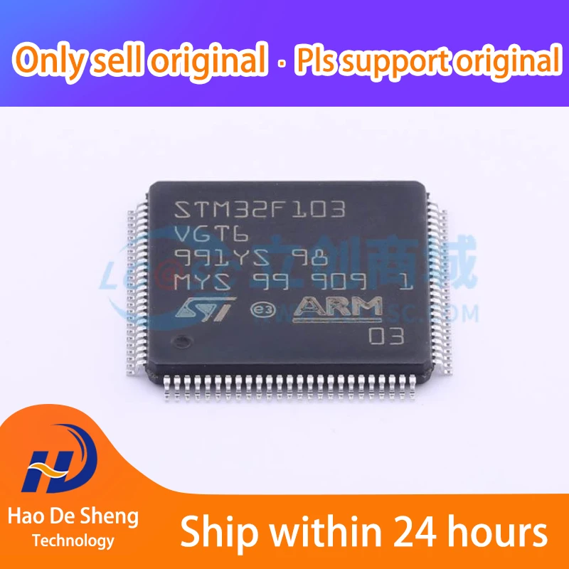 

10 шт./партия STM32F103VGT6 103VGT6 LQFP-100 новая Оригинальная фотография