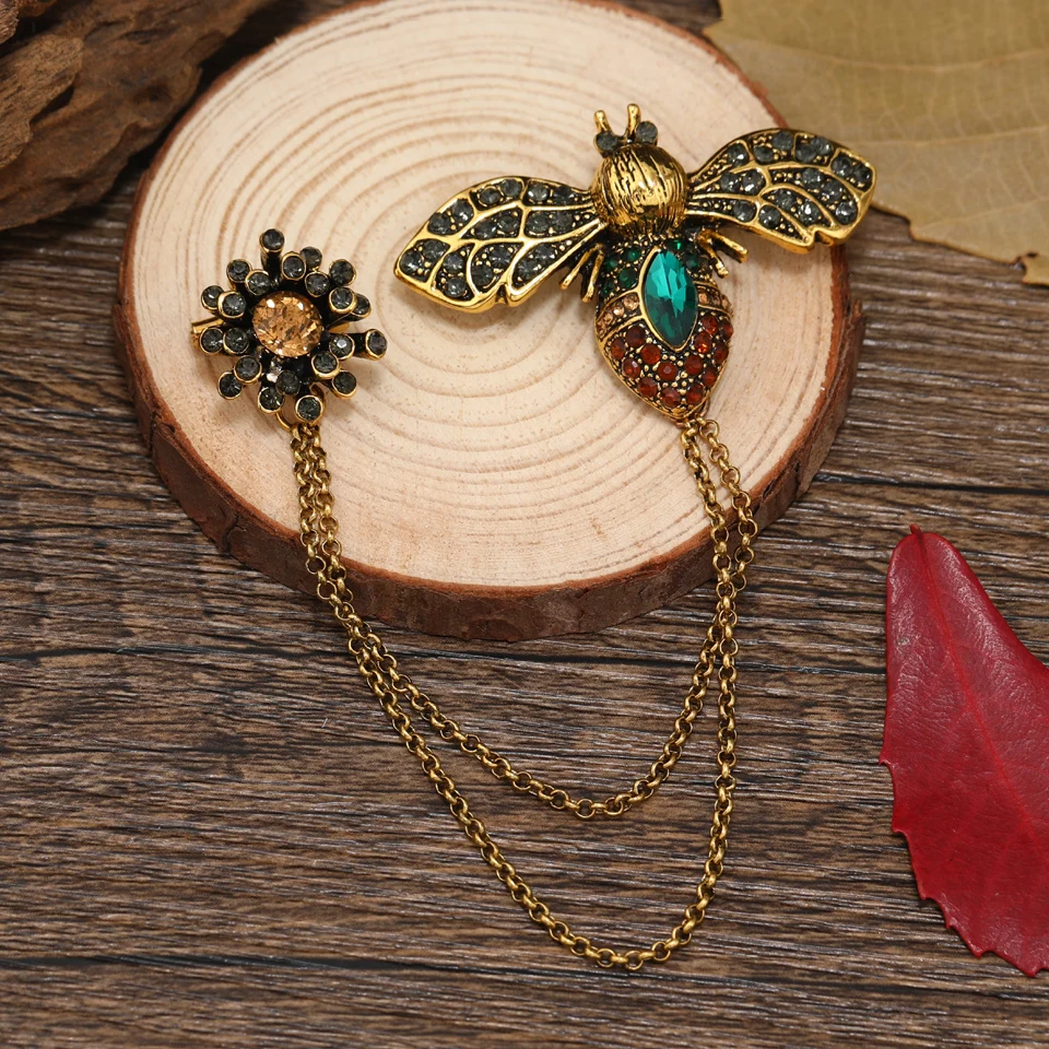 

Винтажное украшение в виде пчелы Morkopela, аксессуары в подарок