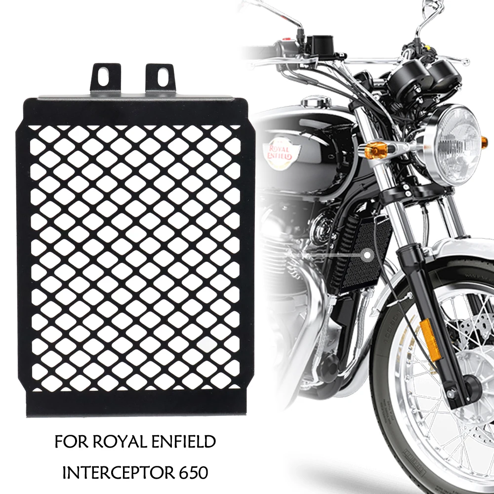 

For Interceptor 650 2021 Motorcycle aluminum Radiator Guard Grille Protective Guard Cover