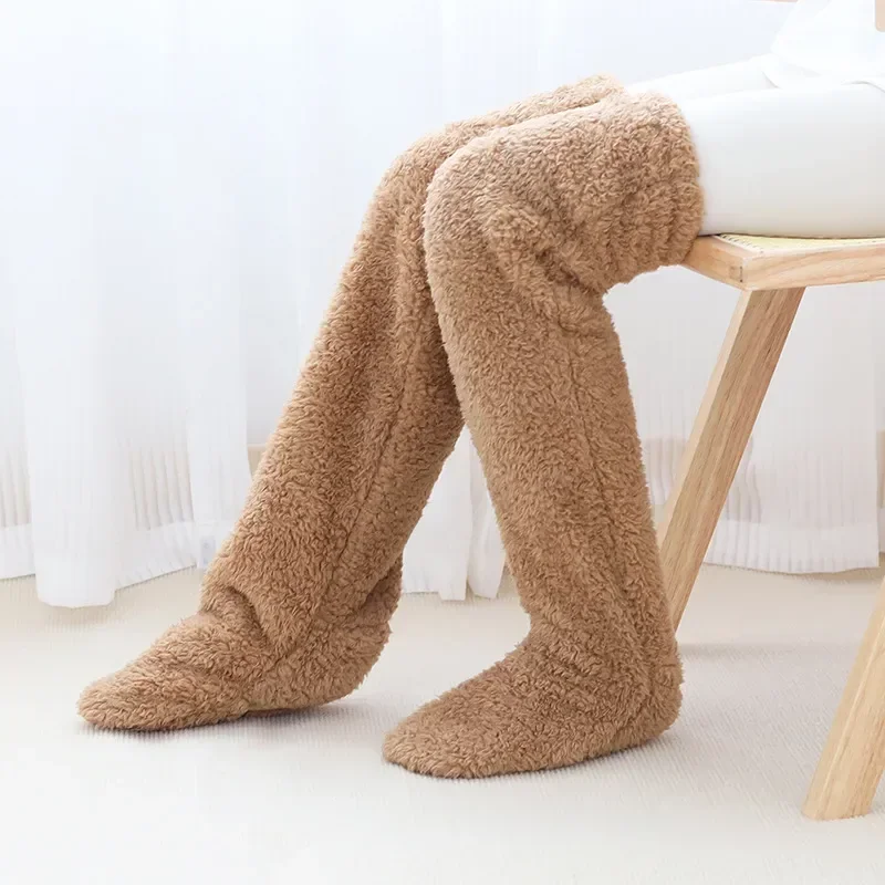 

Утолщенные чулки холодного колена для суставов ног устойчивые к ногам комнатные чулки для защиты старых ног зимние теплые