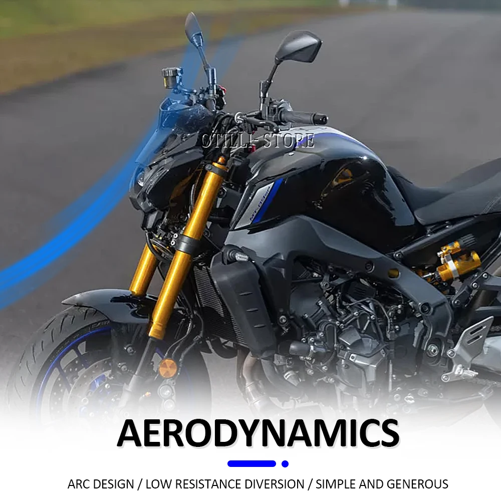 Новые аксессуары для мотоциклов дефлекторы ветра fz09 mt09 лобовое стекло YAMAHA MT-09