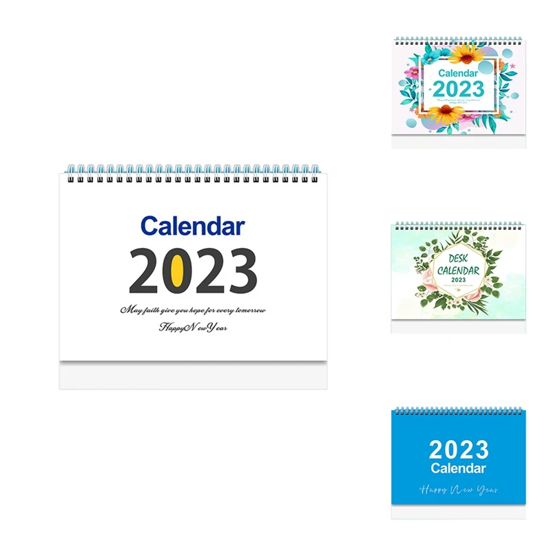 Настольный календарь 2023, календарь на 12 месяцев, ежемесячный планировщик, календарь на 2023, ежедневный график, органайзер для офиса
