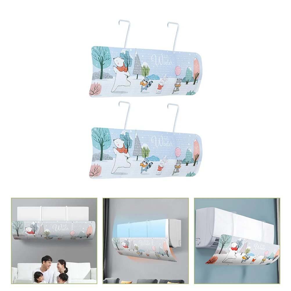 

Air Conditioner Deflector Wind Windshield Ac Vent Baffle Outlet Wing Shield Adjustable Diverter Anti Blowing Direction Guard