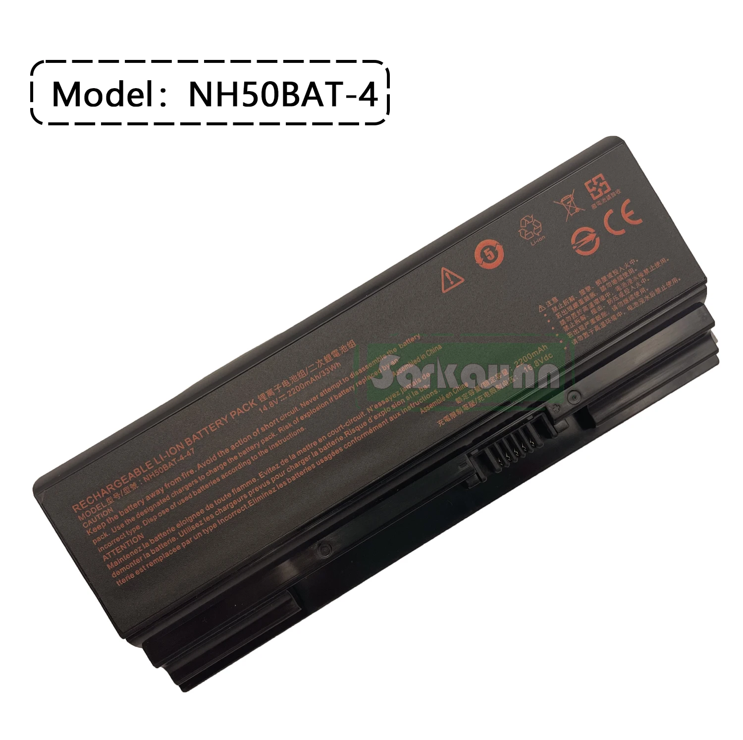 Фото SARKAWNN NH50BAT-4 Аккумулятор для ноутбука HASEE ZHAN G7-CT7VK Z7-CT7VH CNH5S01 CNH5S04 Z8-CT7NA G8-CT7NK Z7-CT7PRO. №2