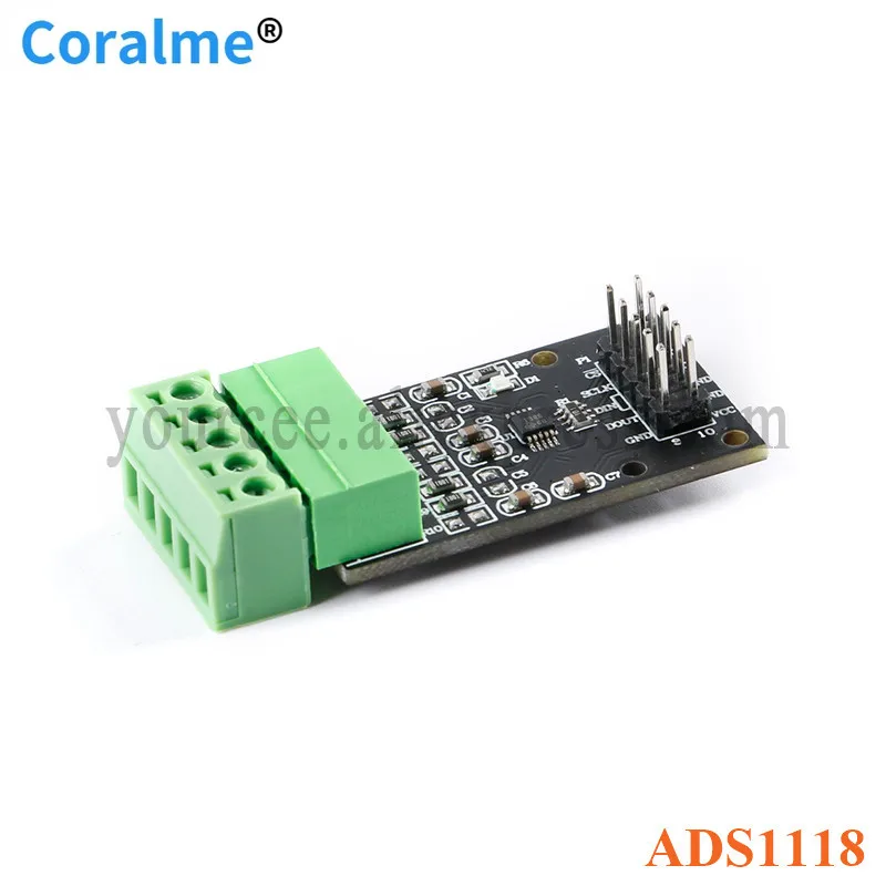 

ADS1118 ADC Module 16-bit Analog to Digital Conversion Module 4 Channel ADC Internal Temperature Sensor SPI Data Acquisition