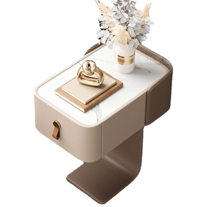 

Zc Bedside Table Small Narrow Side Gap Smart Mini Ultra Narrow Bedside Cabinet