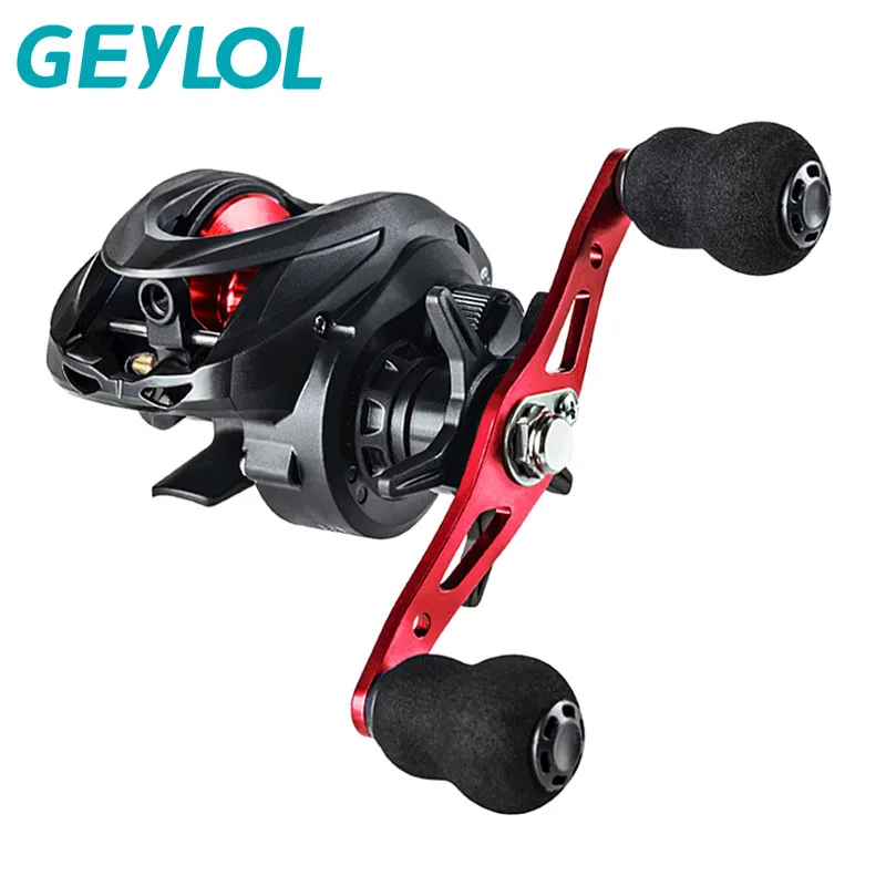 

GEYLOL New Baitcasting Reel High Speed 7.2:1 6.3:1 8KG Gear Ratio Fresh Saltwater Magnetic Brake System Ultralight Fishing Reel